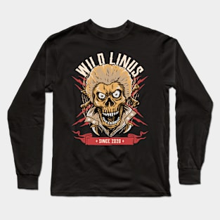 Screaming Skull Long Sleeve T-Shirt